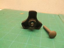 5/16" handle Knob 2" Carriage bolt square rounded head