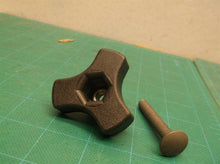 5/16" handle Knob 2" Carriage bolt square rounded head
