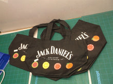 4 Jack Daniels Country Cocktails Canvas Totes 7.5x7x8.5"