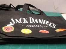 4 Jack Daniels Country Cocktails Canvas Totes 7.5x7x8.5"