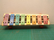 Vintage Fisher Price Pull-A-Tune Toy Xylophone 870 1964-1978 Missing Mallet
