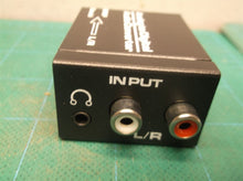 Analog to Digital Audio Converter, Aluminum RCA to Optical with Optical