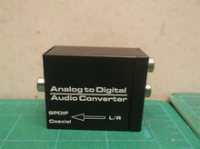 Analog to Digital Audio Converter, Aluminum RCA to Optical with Optical