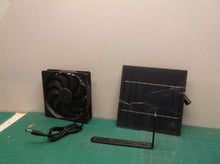 5" fan with bracket and solor panal