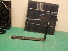 5" fan with bracket and solor panal