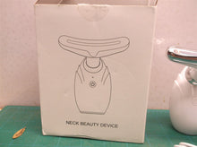 Neck Face Beauty Device, 3 Colors LED Face And Neck Massager For Women,