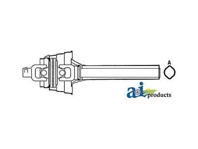 W2480TR121001 Complete Constant Velocity Tractor Half Shafts Fits Walterscheid
