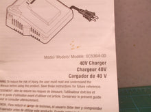 manual only for SKIL PWRCore 40V Lithium-Ion Battery Charger Power Jump Pwr Core