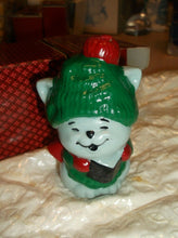 Avon Carolling Trio Crooning Cat Candle