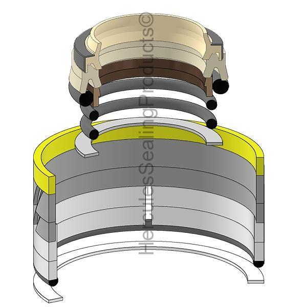 LQU-0030 Hydraulic Cylinder Seal Kit Fits Linkbelt