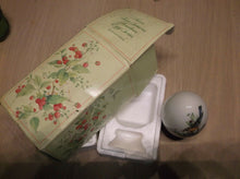 Avon Four Seasons Porcelain Egg Series With Stand " Summer's Song "