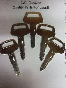 (5) Keys Fit Komatsu Excavator Dozer Loader Kalmar Dressta Sakai Forklift 787 N7