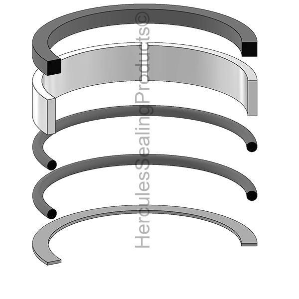 RE17099 Steering Cylinder Seal Kit Fits John Deere 646C