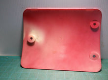 ATV Dirt Bike Red Curved Plastic Cover 8 X 10 in. Marshin Chinese