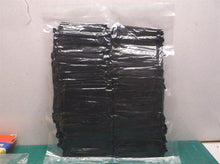 100pcs High Quality Sheer Organza Bags Black Drawstring