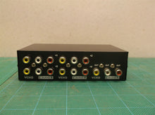 4-Port RCA Composite Video Audio AV Switch Selector Switcher Splitter Box 4-Way