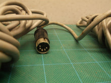 2 vintage audio cables 5 pin male connectors