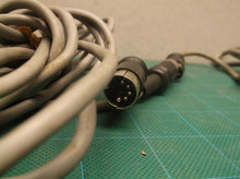 2 vintage audio cables 5 pin male connectors