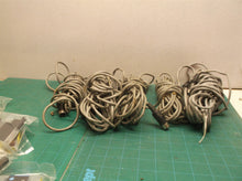 6 vintage audio cables 5 pin male connectors
