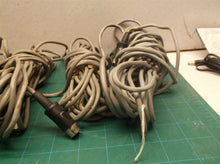 6 vintage audio cables 5 pin male connectors