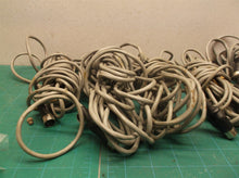6 vintage audio cables 5 pin male connectors