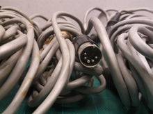 6 vintage audio cables 5 pin male connectors
