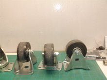 Set of 4 3" casters swivel and 2 don't