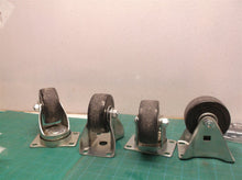 Set of 4 3" casters swivel and 2 don't