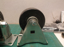 Set of 4 3" casters swivel and 2 don't