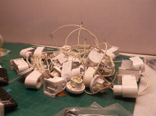 Large lot of light connectors with blue ring