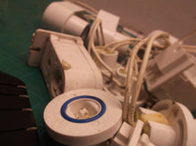 Large lot of light connectors with blue ring