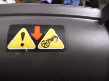 HOM314504001 Outer Volute Assembly Off a Ryobi RY40404VNM 40 Volt Backpack Blowe