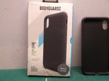 bodyguardz For IPhone Xs max 10ft drop rated black case w green unequal impact m