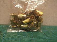 20pc m6 1/4" zinc plated steel rivet nuts