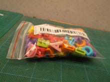 rainbow color-0.51x0.43x0.18inch letters for braclets