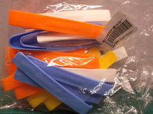 lot of 17 multi color plastic clip tweezers