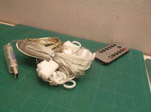 ys-0006 5v 1a hanging purple LED light wire with remote and usb power