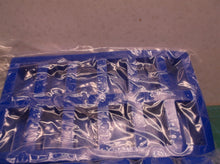 lot of 2 dark blue silicone ice cube molds