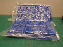 lot of 2 dark blue silicone ice cube molds