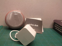 Amazon Echo Dot (3rd Gen) Smart Speaker with Alexa plum color with cable