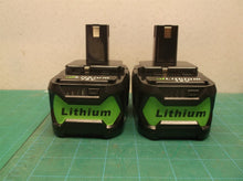 lot of 2 Rechargeable Lithium Ion Battery for Ryobi Power Tool P108 18V 8Ah P108