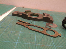 Assorted parts off a PBLJS01 18 Volt Brushless Jig Saw