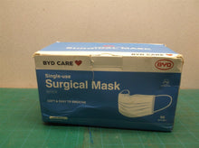 BYD CARE Face Flat Mask Disposable Single Use Box of 50 Masks