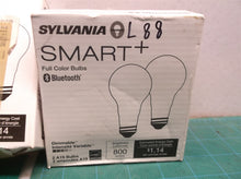 3 boxes SYLVANIA Bluetooth LED Full Color Smart Light Bulb 2 pack - A19 60W (B13