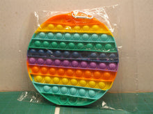 7.5" round rainbow Push Pop Bubble Fidget Sensory Toy - for Autism, Stress, Anx
