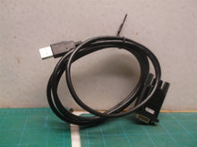 DB9 female to usb male tx and rx light cable