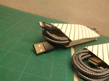 lot of 2 ohbox cloud static Cable 3FT iPhone Charger Cable Nylon Braided