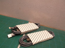 lot of 2 ohbox cloud static Cable 3FT iPhone Charger Cable Nylon Braided