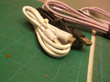 lot of 5 micro usb data/charging cables