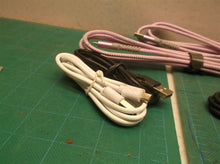lot of 5 micro usb data/charging cables